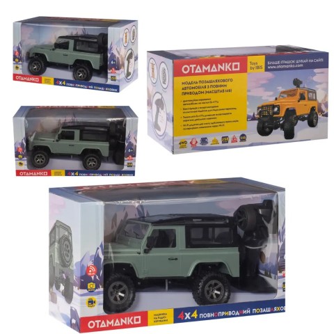 Машинка OTAMANKO 4x4 полноприводный внедорожник с камерой зеленый