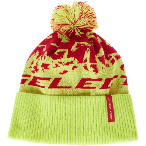 Шапка Select Pompon Hat 56 Yellow Red