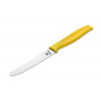 Серрейторный кухонный нож Boker Sandwich Knife, желтый