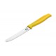 Серрейторный кухонный нож Boker Sandwich Knife, желтый