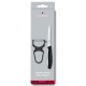 Набір кухонний Victorinox SwissClassic Paring Set 2шт з черв. ручкою (ніж, овочечистка Rapid) у подар.упак.