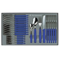 Набор Victorinox, 24 столовых предмета, серрейтор, синий