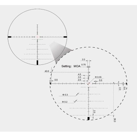 Прицел оптический Vector Optics Sentinel 4-16x44 (30 мм) FFP illum. VSE-3 MOA