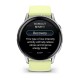 Смарт-часы Garmin Venu 4 (45 мм) серебристый с цитроновым силиконовым ремешком