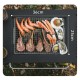 Стіл для барбекю сталевий Naturehike CNK2350CF018, чорний