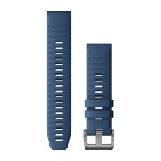 Ремешки для часов Garmin QuickFit 22 силиконовые, цвета капитанский синий