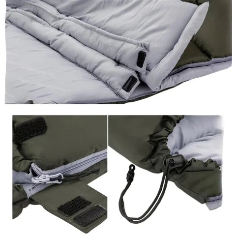 Спальный мешок Naturehike U350S L NH20MSD07 dark green