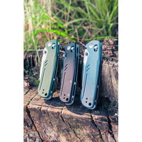 Ніж складаний туристичний Ganzo G771 (8.8 см) D2 / G10 сірий