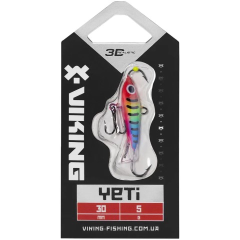 Балансир Viking Fishing Yeti Ice Jig 30mm 5.0g #24 Brave Perch
