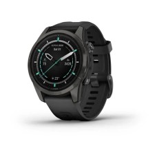 Смарт-часы Garmin epix Pro Gen 2 Sapphire Edition (42мм) карбоново-серые титановые DLC с черным ремешком
