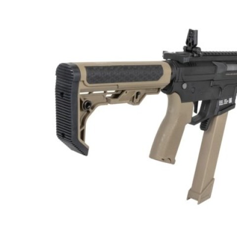 Пістолет-кулемет Specna Arms SA-FX01 Flex Hal Etu with orange discharge device Half-Tan