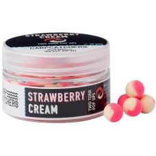 Бойлы Carp Catchers Pop-Up Two Tone Strawberry Cream 10mm