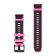 Ремешки для часов Garmin QuickFit 22 силиконовые розовые (из 3 частей, для дайвинга)