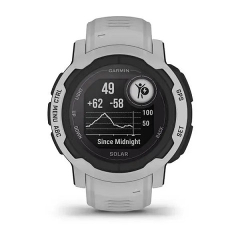 Смарт-годинник Garmin Instinct 2 Solar туманний сірий