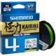 Шнур Shimano Kairiki 4 PE 150m (Mantis Green) 0.28mm 26.0kg