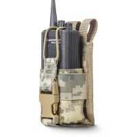 Підсумок Ukrarmor для рації. Кріплення Molle. Cordura 500D Піксель