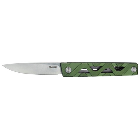 Ніж складаний туристичний Ruike P878-AG, (8.7 см) 14C28N / 6063Aluminum зелений