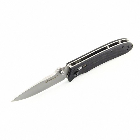 Ніж складаний туристичний Ganzo G704 ( 8.6 см) 440С / G10 чорний