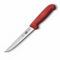 Кухонний ніж Victorinox Fibrox Boning лезо 15см з черв. ручкою
