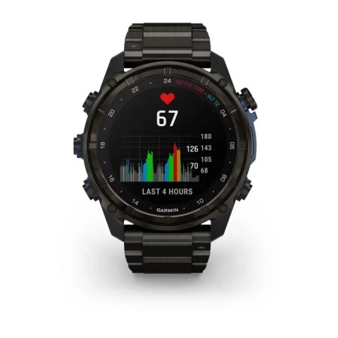 Смарт-годинник Garmin Descent Mk3i (51 мм) карбоново-сірий DLC титановий з DLC титановим ремінцем і Descent T2 Transceiver