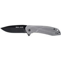Нож Real Avid RAV-2 Black Oxide Aluminum Gray