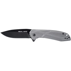 Нож Real Avid RAV-2 Black Oxide Aluminum Gray