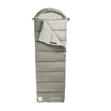 Спальний мішок з капюшоном із звичайним мішком для зберігання Naturehike M300 CNK2350WS023, зелений, лівий
