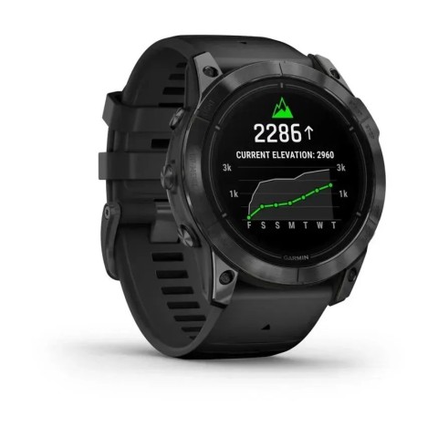 Смарт-часы Garmin epix Pro Gen 2 Standard Edition (51 мм) сланцево-серые с черным ремешком