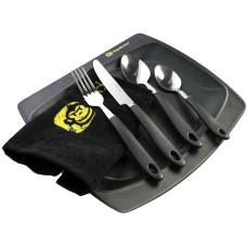 Набір столових приборів RidgeMonkey SQ DLX Large Plate Set індивідуальний