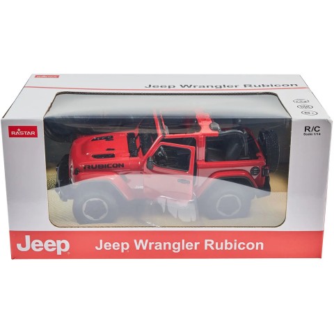 Машинка Rastar JEEP Wrangler Rubicon 1:14 ц:красный