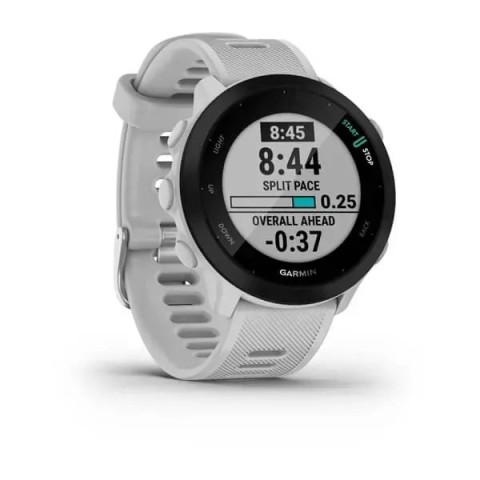 Смарт-годинник Garmin Forerunner 55 з білим ремінцем