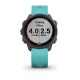 Смарт-годинник Garmin Forerunner 245 Music з бірюзовим ремінцем