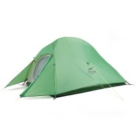 Намет надлегкий одномісний з футпринтом Naturehike Cloud Up 1 Updated NH18T010-T, 210T, зелений