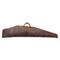 Чехол ружейный из кожи для оружия с оптикой, с ремнём (120 см) Artipel