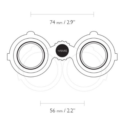 Бінокль Hawke Frontier HD X 10x42 Green (38012)