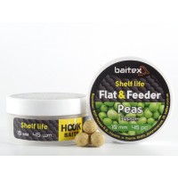 Бойлы Baitex вареные Flat & Feeder Peas 10 мм (45 шт)
