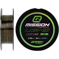 Волосінь Brain Mission Carp Line (Camo) 1000m 0.35mm 9.7kg