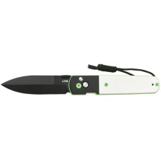 Ніж CJRB Locust Black Blade, AR-RPM9, Black PVD Steel+White G10 Inlay white