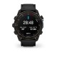 Смарт-годинник Garmin Descent Mk3i (51 мм) карбоново-сірий DLC титановий з чорним силіконовим ремінцем