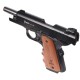 Стартовий пістолет Kuzey 911-SX#4 Black/Brown Wooden Grips