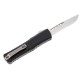 Ніж Microtech Combat Troodon Gen III OTF, stonewash. напівсерретор, чорний