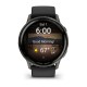 Смарт-годинник Garmin D2 Air X15 чорний з чорним силіконовим ремінцем