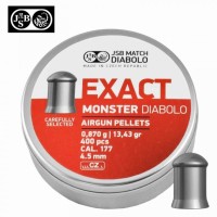 Пули JSB Diabolo Exact Monster 4,52 мм 0,87 гр, 400 шт