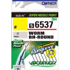Крючок Owner Worm BH-Round 56537 #4 (9 шт/уп)