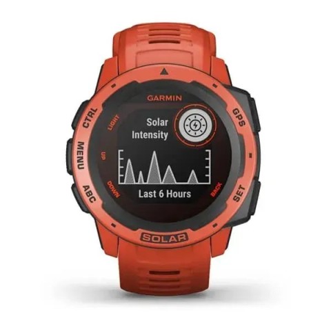 Смарт-годинник Garmin Instinct Solar Flame Red