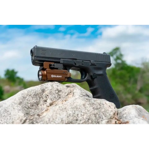 Фонарь с ЛЦУ Olight Baldr S Green Laser Desert Tan