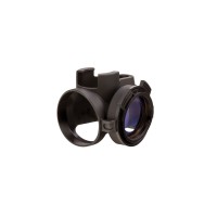 Гумовий чохол с прозорими кришками чорний TRIJICON для MRO