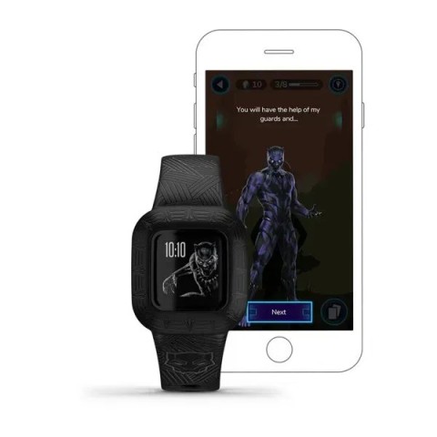 Фитнес-трекер детский Garmin vivofit jr.3 Марвел Черная Пантера