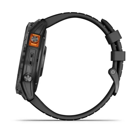Смарт-часы Garmin fenix 7X Pro Solar Edition сланцево-серые с черным ремешком