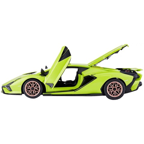 Машинка-конструктор Rastar Lamborghini Sian 1:18. Зеленый